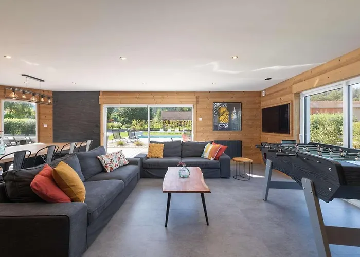 Du Bien-etre 15p. Piscine,spa, Hammam,petanque,basket * 제라르메르