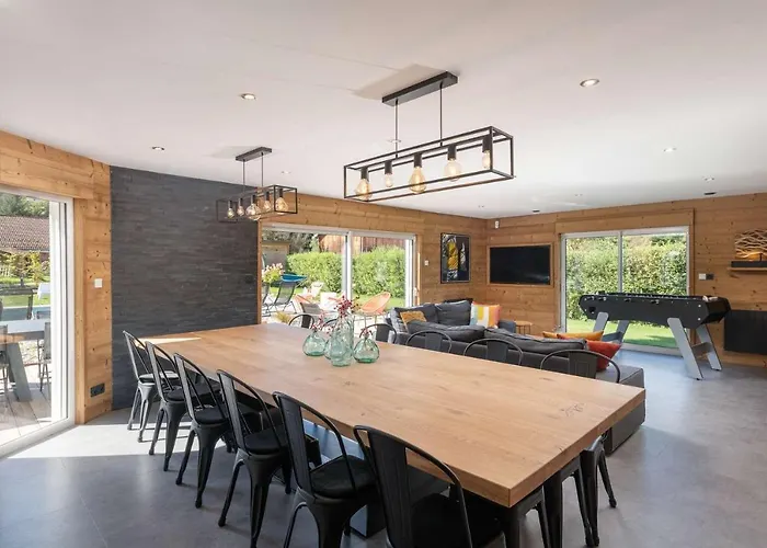 Du Bien-etre 15p. Piscine,spa, Hammam,petanque,basket Alpstuga *